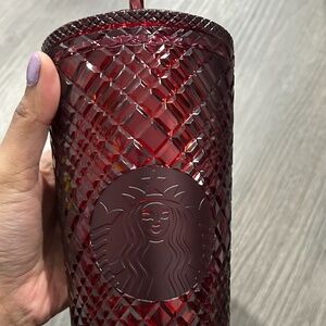 Starbucks red winter holiday jeweled 2021 tumbler! 24 ounces!